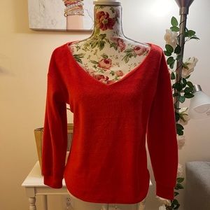 CBR Red Fleece Sweater Sz S